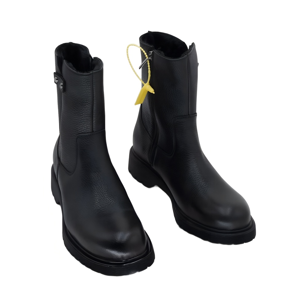 La Canadienne Hogan City Dry Waterproof Black Leather Boot Size 8.5M